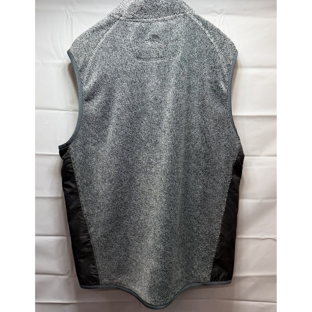 Tommy Bahama Cascade Cozy Fleece Vest Mens Large L Gray Full Zip Jacket ST226116 - Picture 3 of 9